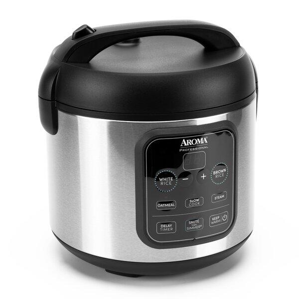 Aroma 8 cup 2024 stainless steel rice cooker